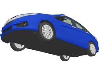 Honda City (2014) 3D Model preview