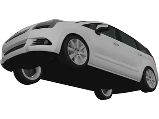 Peugeot 5008 (2010) 3D Model preview