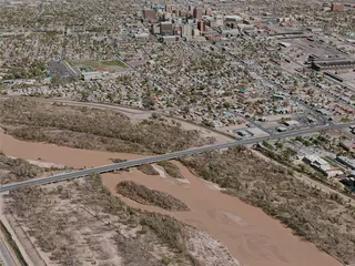 Albuquerque City, USA (2020) 3D Model preview
