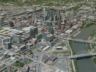 Nashville City, USA (2020) 3D Model preview