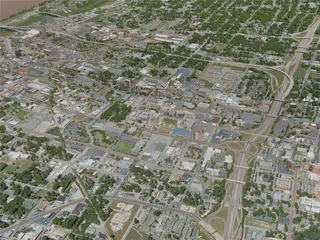 Memphis City, USA (2020) 3D Model preview