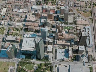 Oklahoma City, USA (2020) 3D Model preview