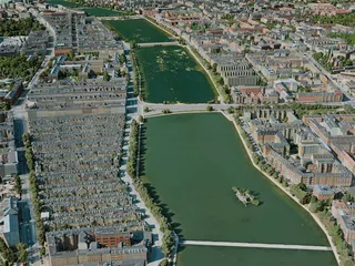 Copenhagen City, Denmark (2020) 3D Model preview