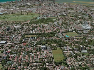 Durban City, South Africa (2020) 3D Model preview