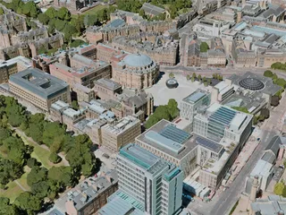 Edinburgh City, UK (2020) 3D Model preview