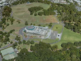 Auckland City, New Zealand (2020) 3D Model preview