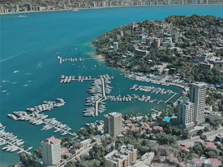 Acapulco City, Mexico (2020) 3D Model preview