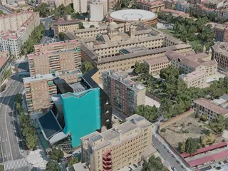 Zaragoza City, Spain (2020) 3D Model preview