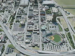 Louisville City, USA (2020) 3D Model preview