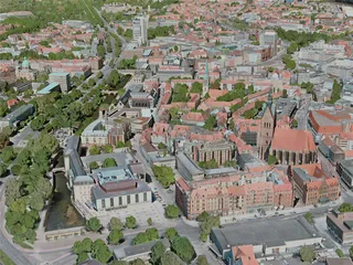 Hanover City, Germany (2020) 3D Model preview