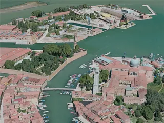 Venice City, Italy (2020) 3D Model preview