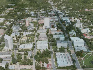 Tallahassee City, USA (2020) 3D Model preview