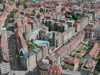 Stuttgart City, Germany (2020) 3D Model preview