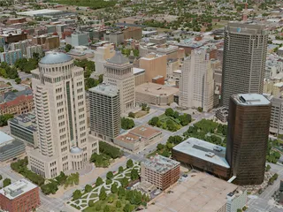 St. Louis City, USA (2020) 3D Model preview