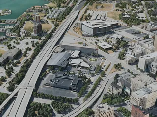 Buffalo City, NY, USA (2020) 3D Model preview