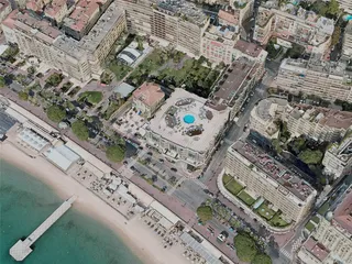 Cannes City, France (2020) 3D Model preview