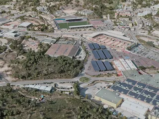 Ajaccio City, France (2020) 3D Model preview