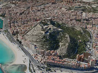 Alicante City, Spain (2020) 3D Model preview