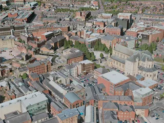 Belfast City, UK (2020) 3D Model preview