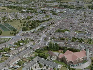 Cork City, Ireland (2020) 3D Model preview