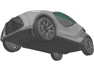 Lexus LF-SA Concept 3D Model preview