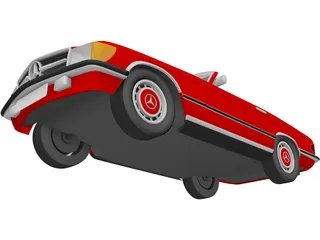 Mercedes-Benz SL450 (1974) 3D Model preview