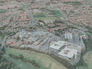 Blackpool City, UK (2020) 3D Model preview