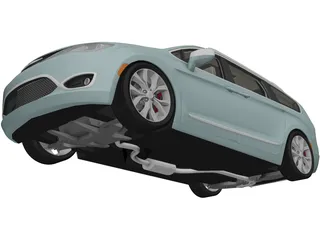 Chrysler Pacifica (2016) 3D Model preview