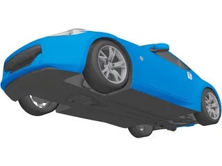 Nissan 370Z (2009) 3D Model preview