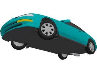 Honda Prelude (1993) 3D Model preview