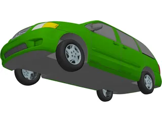 Mazda MPV (2000) 3D Model preview