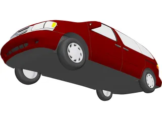 Toyota Sienna (1998) 3D Model preview