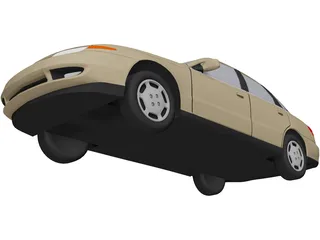 Saturn LS (2000) 3D Model preview