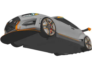 Hyundai Veloster N Race Concept (2019) 3D Model preview