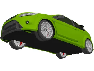Ford Focus RS (2009) 3D Model preview