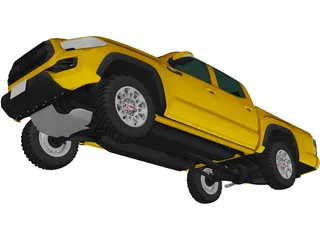 Toyota Tacoma Double Cab  (2017) 3D Model preview