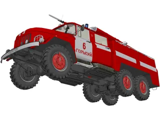 ZIL 131 AC40 (1970) 3D Model preview
