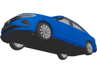 Volkswagen Polo (2020) 3D Model preview