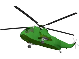Sikorsky VH-3D Sea King (Presidential) 3D Model preview