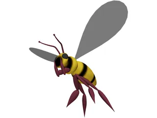 Bee 3D Model preview
