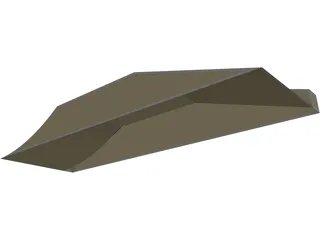 Ramp for Skeating 3D Model preview
