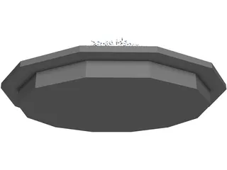 Water Fountain 3D Model preview