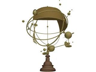 Globe 3D Model preview