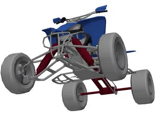 Yamaha Quad 3D Model preview