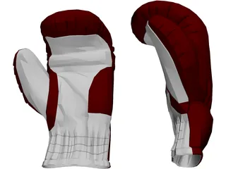 Boxing Gloves 3D Model preview