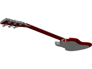 Gibson SG Guitar 3D Model preview