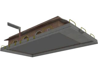 Depot Station 3D Model preview