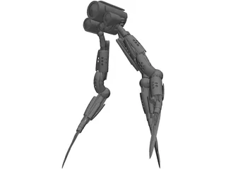Robot Tripod Guerre des Mondes 3D Model preview
