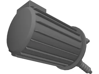 Vintage High Tension Line Transformer 3D Model preview