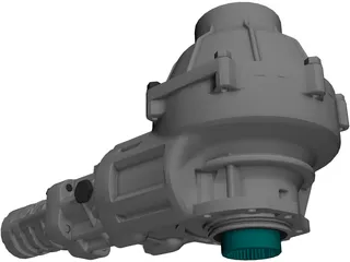 Transfer Gear Box 3D Model preview